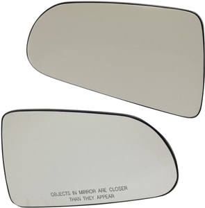 Mirror Glass Replacement Pair/Set for Dodge Aspen 2007-2009/Dakota 2005-2011/Durango 2004-2009, Right Passenger and Left Driver, Non-Heated, with Backing Plate