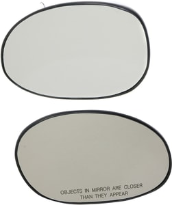 Pair/Set - Heated Mirror Glass for Dodge Neon/SX 2.0 2000-2005, Right Passenger and Left Driver with Backing Plate, Replacement 