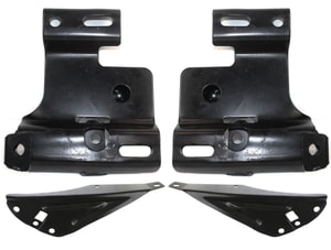Front Bumper Bracket for Ford Ranger 2001-2005, Right Passenger and Left Driver, Pair/Set of 4, Excludes STX Model, Replacement Pair/Set