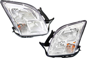 Headlight Assembly for 2006-2009 Ford Fusion, Halogen, Right Passenger and Left Driver, Replacement Pair/Set