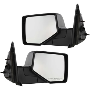 Manual Adjust, Manual Folding, Non-Heated, Textured Mirror Pair/Set for 2006-2011 Ford Ranger, Right Passenger and Left Driver Side, Replacement