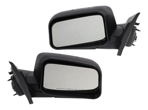 Power Manual Folding Mirror Pair/Set for Ford Edge 2007, Non-Heated, Textured, Without Auto Dimming, Blind Spot Detection, Memory, and Signal Light, Right Passenger and Left Driver Replacement