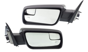 Power Heated Mirror Pair/Set for Flex 2013-2019, Paintable Manual Folding without Signal and Puddle Light, Right Passenger and Left Driver Replacement