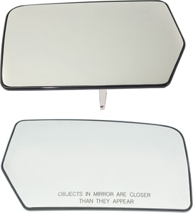 Mirror Glass Replacement Pair/Set for 2007-2014 Ford Expedition, Right Passenger and Left Driver, Non-Towing, Non-Heated, with Backing Plate