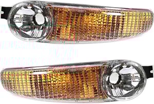 Park/Signal Light Lens and Housing Pair/Set for Yukon 2001-2006, Right Passenger and Left Driver, Replacement