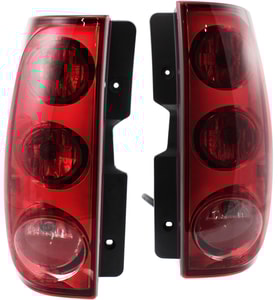 Tail Light Assembly Pair/Set for GMC Yukon 2007-2014, Yukon XL 2007-2011, Right Passenger and Left Driver Fit, SLE/SLT Models, Replacement