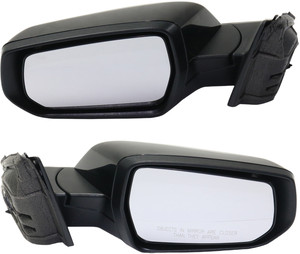 Mirror Pair/Set for Chevrolet Malibu 2016-2020, Right Passenger and Left Driver, Power, Manual Folding, Heated, Paintable, with Memory and Signal Light, Without Lane Change Assist, Premier Model Replacement