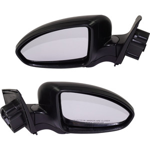 Power Mirror Pair/Set for Chevrolet Cruze 2011-2015/Cruze Limited 2016, Right Passenger and Left Driver, Manual Folding, Non-Heated, Paintable, Without Auto Dimming or Memory, Blind Spot Detection, Signal Light, Replacement