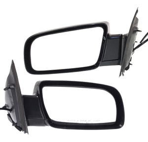 Power Folding Mirror RH (Right Passenger) and LH (Left Driver) for Astro 1988-1998, Non-Heated, Paintable, Below Eyeline - Replacement Pair/Set