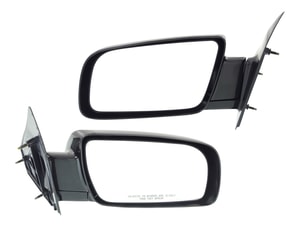 Manual Adjust and Folding Mirrors for Chevrolet Astro 1988-2005, Right Passenger and Left Driver, Non-Heated, Paintable, Below Eyeline Replacement Pair/Set