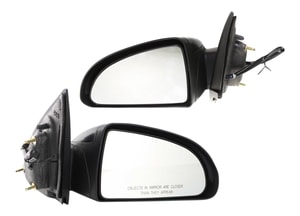 Power Non-Folding Non-Heated Paintable Mirror Pair/Set for 2005-2010 Chevrolet Cobalt Sedan, Right Passenger and Left Driver Side Replacement