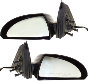 Mirror Pair/Set for Chevrolet Impala 2006-2013/Impala Limited 2014-2016, Right Passenger and Left Driver, Power Adjustable, Non-Folding, Non-Heated, Paintable with Textured Base, Replacement