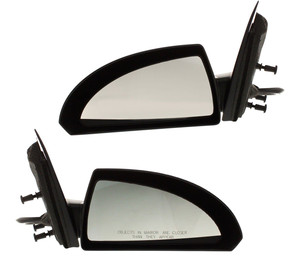 Power Heated Paintable Mirror Pair/Set for Chevrolet Impala 2006-2013/Impala Limited 2014-2016 Right Passenger and Left Driver, Non-Folding, with Textured Base Replacement