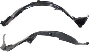 Front Fender Liner Pair/Set for 2001-2003 Hyundai Elantra, Includes Right Passenger and Left Driver Replacement