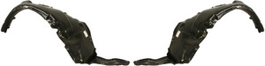 Front Fender Liner Pair/Set for Hyundai Elantra 2007-2010, Right Passenger and Left Driver Side Replacement