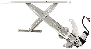 Front Window Regulator Pair/Set for Honda Civic 1996-2000, Right Passenger and Left Driver, Power, With Motor, Replacement