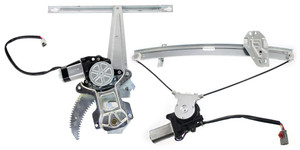 Front and Rear Window Regulator Set for Honda Accord 1998-2002 Left Driver, Power, with Motor, Replacement