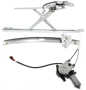 Front and Rear Window Regulator Power with Motor Set for 1990-1993 Honda Accord, Left Driver Side Replacement