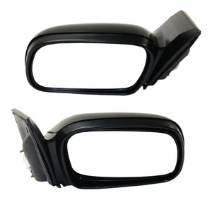 Power Mirror Pair/Set for 2006-2011 Honda Civic Coupe with Right Passenger and Left Driver Non-Folding, Heated, Textured Features, w/o Auto Dimming, Blind Spot Detection, Memory, Signal Light Replacement