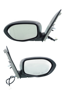 Power Manual Folding Non-Heated Paintable Mirror Pair/Set for 2014-2017 Honda Odyssey LX Model, Right Passenger and Left Driver Replacement