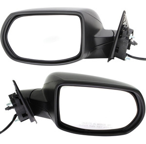 Replacement Mirror Pair/Set for 2016 Honda HR-V LX Models, Right Passenger and Left Driver, Power, Manual Folding, Non-Heated, Without Signal Light, Paintable