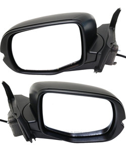 Textured Black Mirror Pair/Set for Honda Pilot 2016-2018, Ridgeline 2017-2019; Right Passenger and Left Driver; Replacement