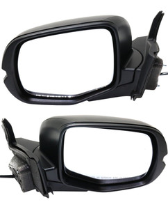 Mirror Pair/Set for Honda Ridgeline (2017-2023) and Passport (2019-2021), Right Passenger and Left Driver, Paintable Replacement