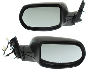 Mirror Pair/Set for Honda CR-V 2017-2022, Right Passenger and Left Driver, Power, Manual Folding, Non-Heated, Paintable, without Auto Dimming, Blind Spot Detection, Memory, and Signal Light, LX/Hybrid LX Models Replacement