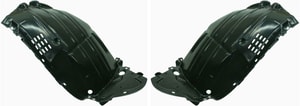 Pair/Set - Front Fender Liner for INFINITI FX35 2003-2005, Right Passenger and Left Driver Front Sections, Replacement Set