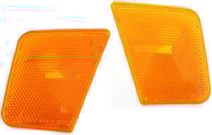 Front Side Marker Light Lens and Housing for 2005-2007 Jeep Liberty, Right Passenger and Left Driver Replacement Set