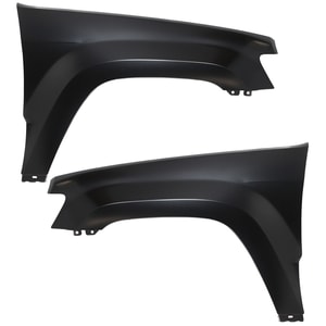 Front Fender Pair/Set for 2005-2010 Jeep Grand Cherokee, Right Passenger and Left Driver, Primed (Ready to Paint) Replacement