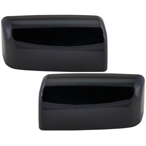 Mirror Cover Pair/Set for Ford F-150 2007-2014, Right Passenger and Left Driver, Towing, without Signal Light, Paint to Match, Replacement