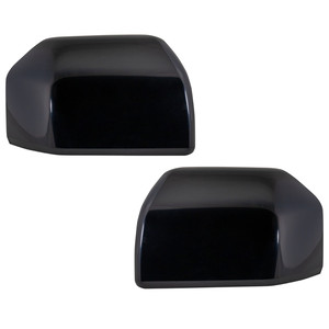 Mirror Cover Pair/Set for Ford F-150 Pickup 2015-2020, Right Passenger and Left Driver, Non-Towing, without Signal Light, Crew/Extended Cab, Paint to Match, Replacement