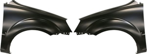 Front Fender Pair/Set for Kia RIO/RIO5 2006-2011, Primed (Ready to Paint), Hatchback/Sedan, Right Passenger and Left Driver, Steel Replacement