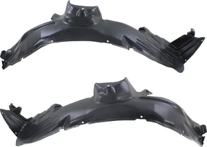 Front Fender Liner Pair/Set for Kia Rio 2001-2002, Right Passenger and Left Driver, Sedan/Wagon, Pair/Set of 2, Replacement