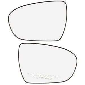 Mirror Glass Pair/Set for KIA OPTIMA 2011-2016, Right Passenger and Left Driver, Heated, with Backing Plate, 2014-2015 Korea/USA Built, without BSD, Replacement