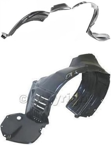 Front Fender Liner Pair/Set for Lexus RX330 (2004-2006), RX350 (2007-2009) Right Passenger and Left Driver Sides Replacement