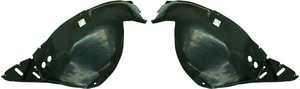 Front Fender Liner Pair/Set for 2004-2006 Lincoln LS, Right Passenger and Left Driver Front Section, Replacement