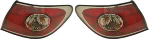 Tail Light Lens and Housing Pair/Set for Lexus ES300 (2002-2003), ES330 (2004), Outer, Right Passenger and Left Driver Replacement