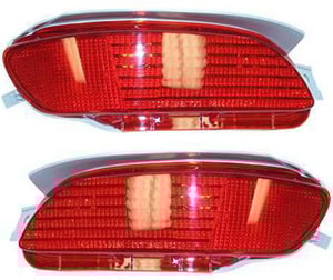 Rear Side Marker Light Assembly for Lexus RX330 (2004-2006), RX350 (2007-2009), Right Passenger and Left Driver, Halogen Replacement Pair/Set