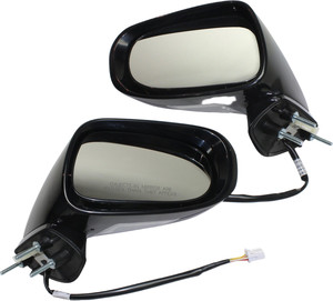 Mirror Pair/Set for Lexus IS250C/IS350C 2010-2015, Right Passenger and Left Driver, Power, Manual Folding, Heated, Paintable, with Puddle and Signal Lights, without Luxury Package, Replacement