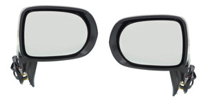 Mirror Pair/Set for Lexus RX350/RX450H 2010-2012, Right Passenger and Left Driver, Power, Manual Folding, Heated, Paintable, w/ Memory, Puddle Light, Signal Light, Japan Built Vehicle Replacement