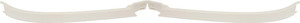 Headlight Cover Molding Pair/Set for Mercedes-Benz ML-Class (1998-2005), Lower, Right Passenger and Left Driver, Replacement