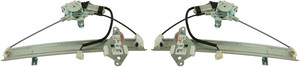 Rear Window Regulator Pair/Set for 2002-2007 Lancer ES/LS/OZ Rally Models, Power w/ Motor, Right Passenger and Left Driver Replacement