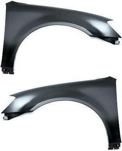 Front Fender Pair/Set for 2002-2006 Nissan Altima, Right Passenger and Left Driver, Primed (Ready to Paint) Replacement