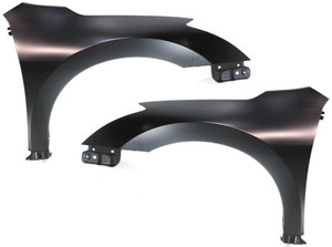 Front Fender Pair/Set for Nissan Altima Sedan 2007-2012, Right Passenger and Left Driver, Primed (Ready to Paint), Steel Replacement