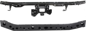 Radiator Support Set for Nissan Versa 2007-2011, Upper and Lower, Tie Bar, Hatchback/Sedan Replacement
