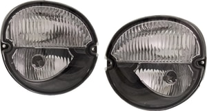 Front Fog Light Assembly for 2004-2008 Grand Prix, Park/Signal Light, Right Passenger and Left Driver, Except GXP Model, Replacement Pair/Set