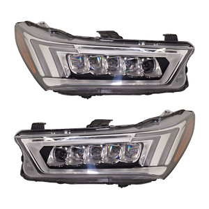 LED Headlight Assembly Pair/Set for Acura MDX 2017-2020, Right Passenger and Left Driver, Replacement