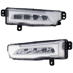 Pair/Set - Front Fog Light Assembly for 2019-2023 BMW X5 / 2019-2022 BMW X7, Right Passenger and Left Driver, LED, Suitable for X7 2019-2022 with M Sport Package 40i and 50i/M50i Model, Replacement